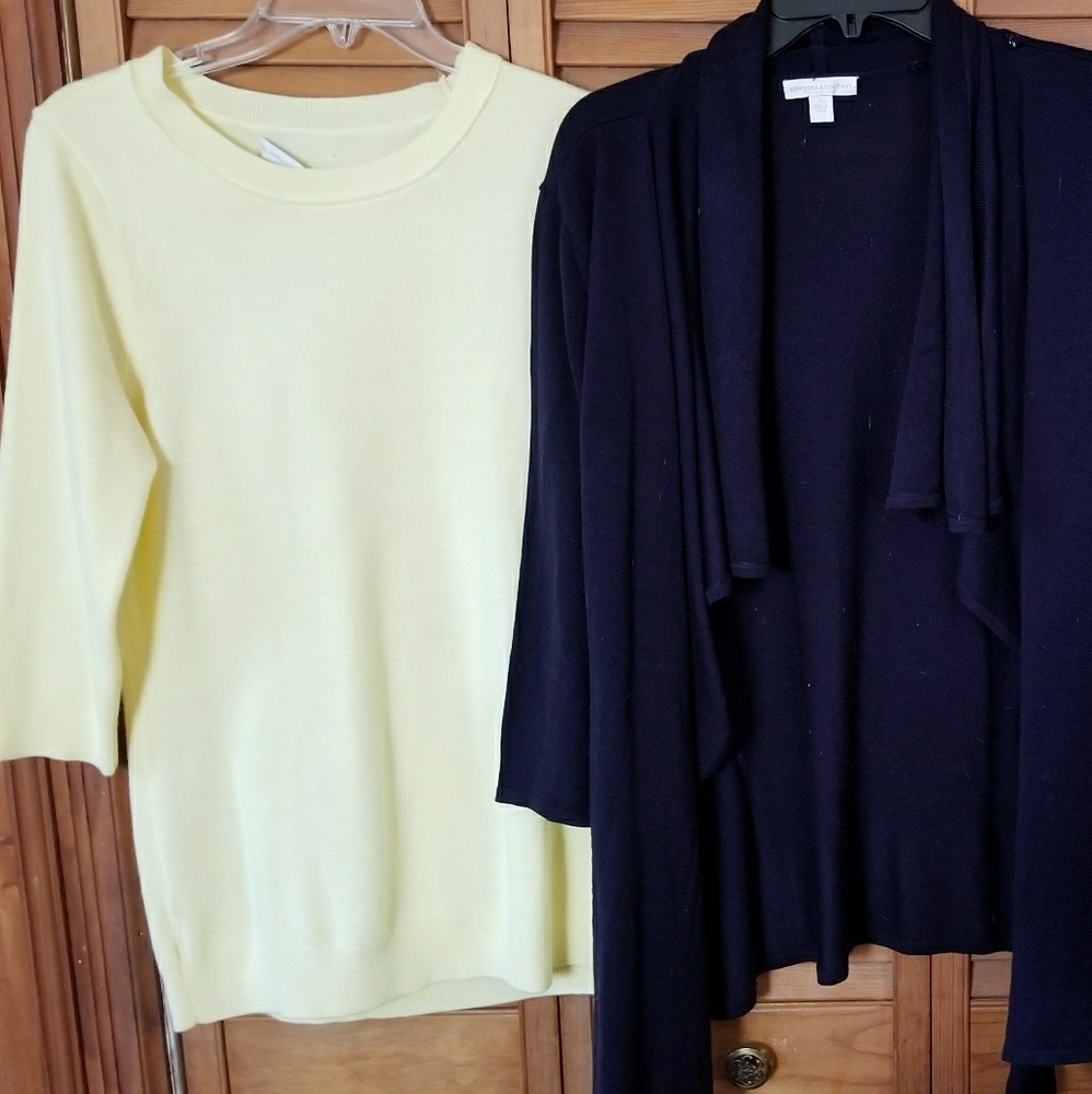 🎈LAST MARK DOWN. NEED GONE.  NY&C yellow sweater